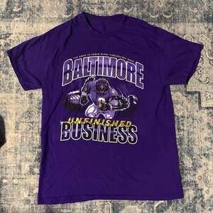 Baltimore Ravens 'Unfinished Business' Vintage T-Shirt